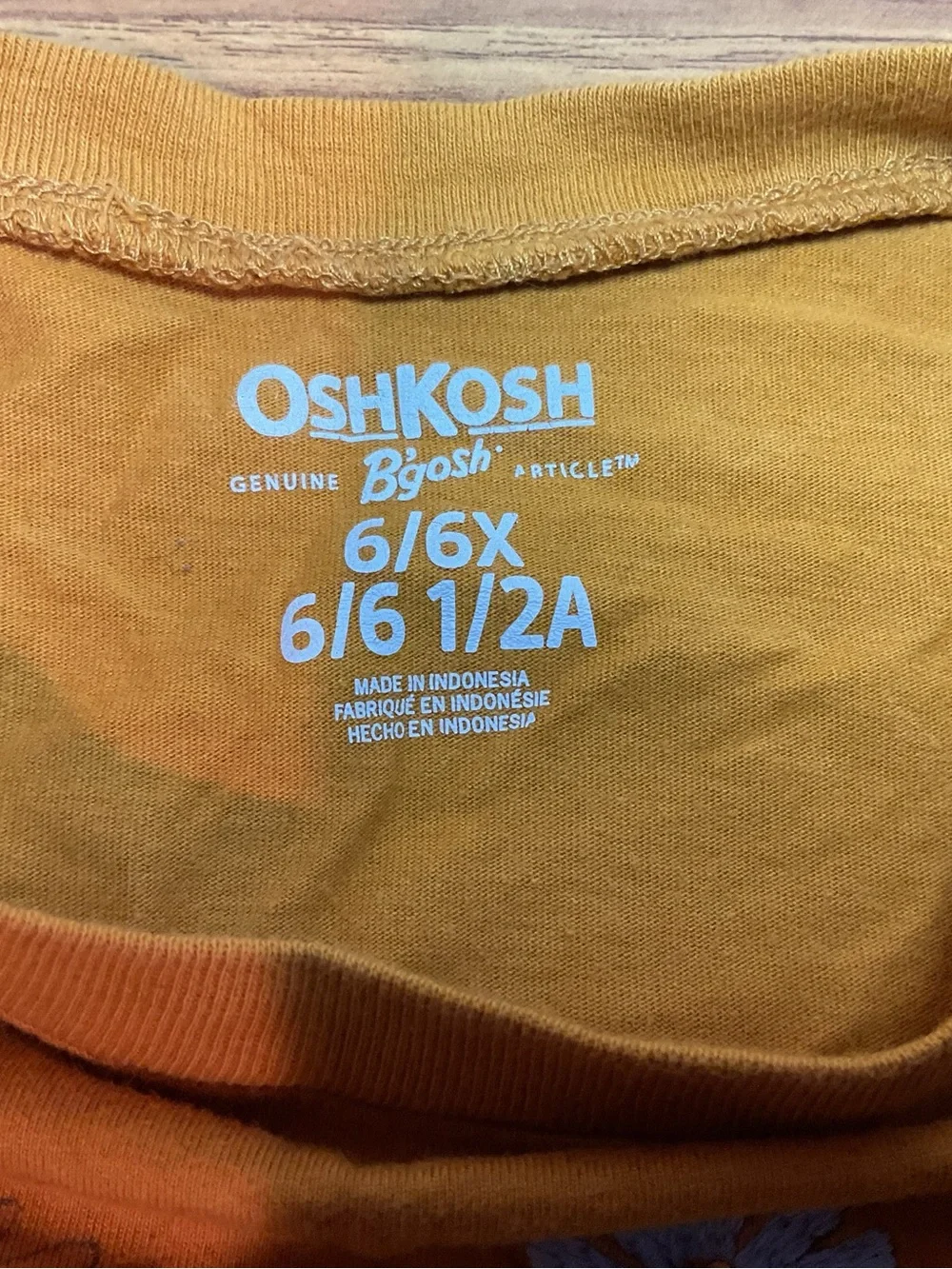 OshKosh B'gosh Mustard Long-Sleeve Tee with Floral Jar Print